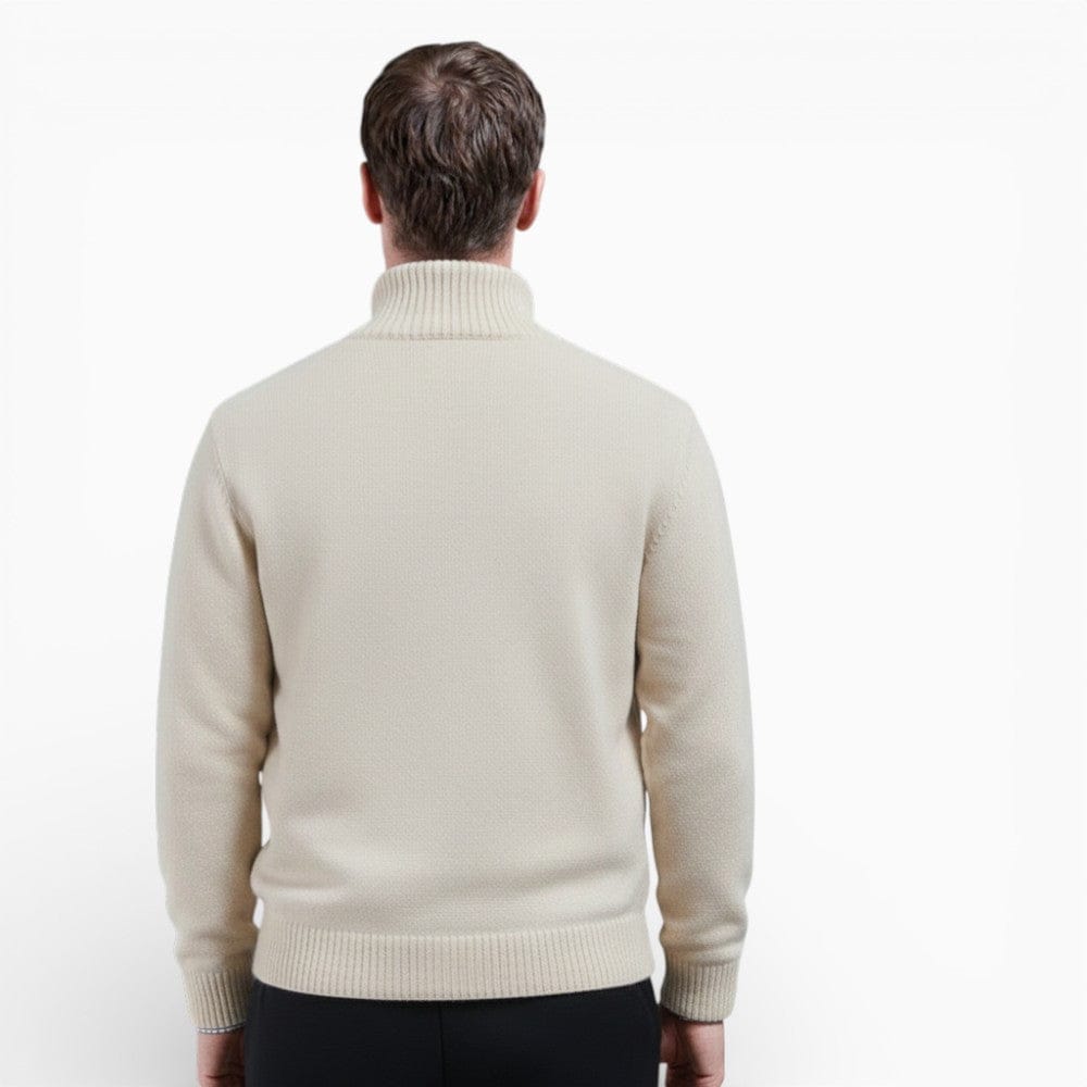 Kent Camden COLE Wool Pullover Sweater With Roll Neck