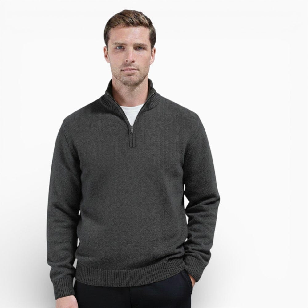 Kent Camden COLE Wool Pullover Sweater With Roll Neck