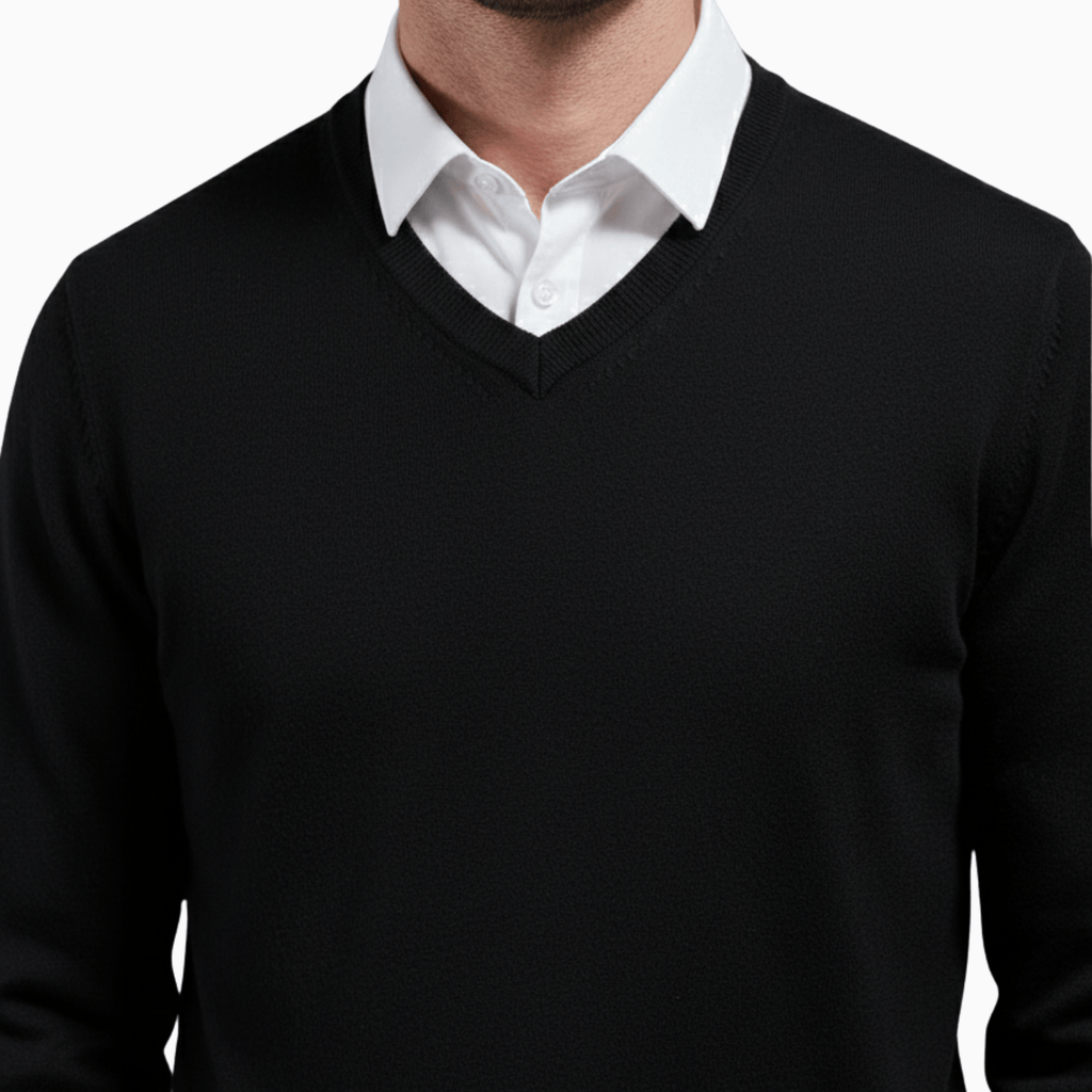 Kent Camden CRAIG V-Neck Sweater Regular Fit Wool Blend