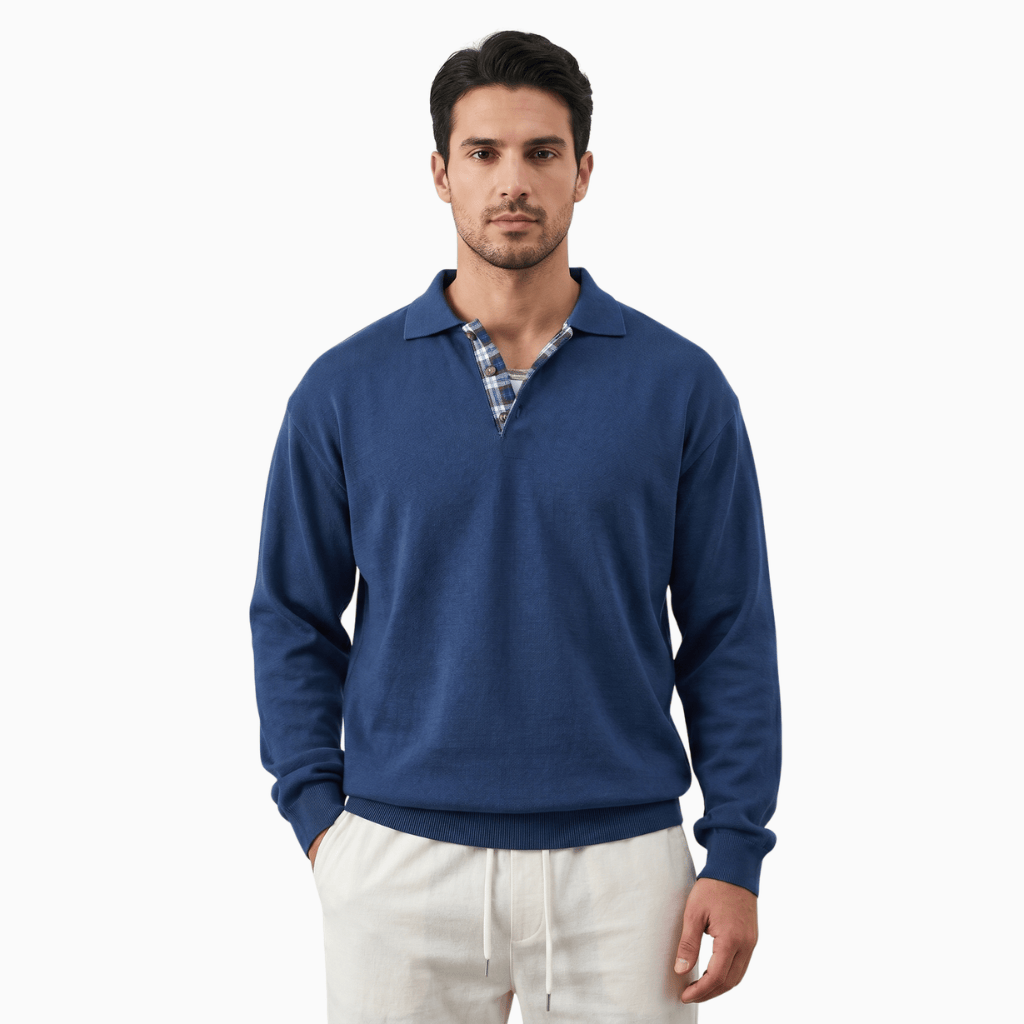 Kent Camden Dark Blue / S CARSON Casual Polyester Cotton T-shirt