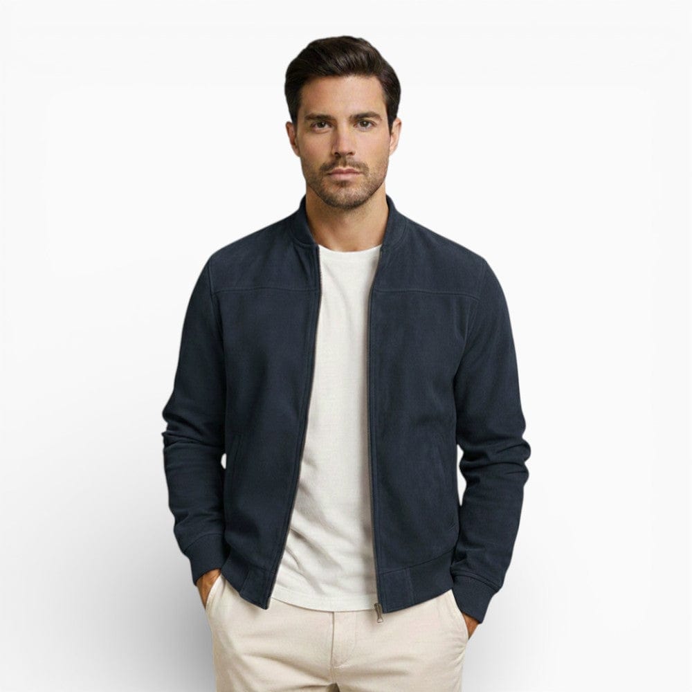 Kent Camden Dark Blue / S RILEY Regular Fit Zip-Up Jacket