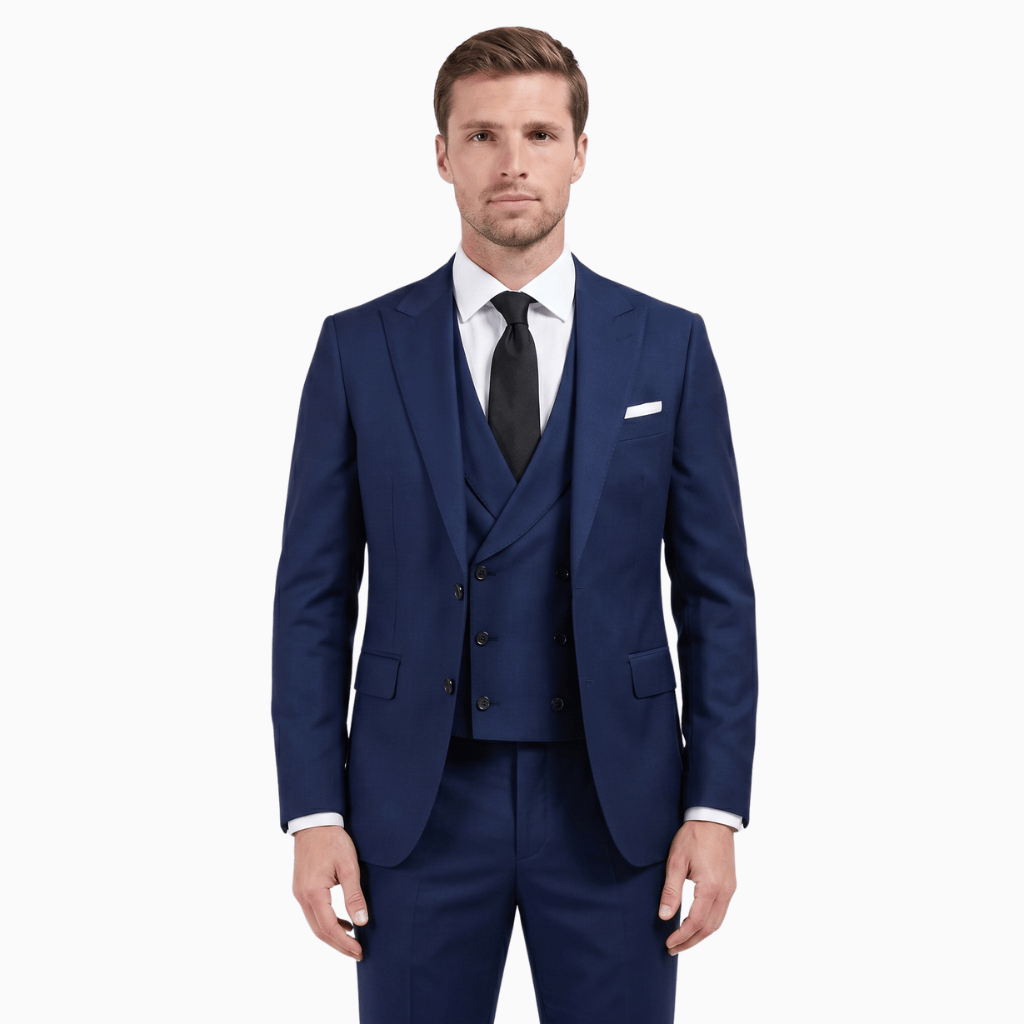 Kent Camden Dark Blue / S STORM Simple Suit Single-Breasted Polyester Viscose