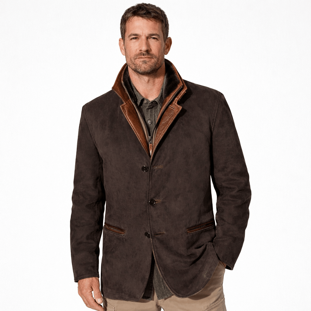 Kent Camden Dark Brown / S WADE Regular Fit Bomber Jacket