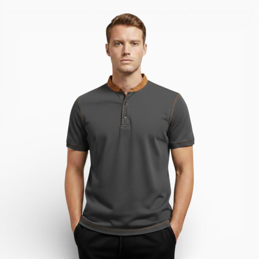 Kent Camden Dark grey / S JUDE Preppy Style Polyester Shirt