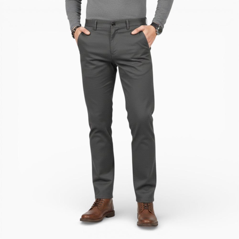 Kent Camden Dark grey / S NICO Straight-Leg Trousers with Pockets