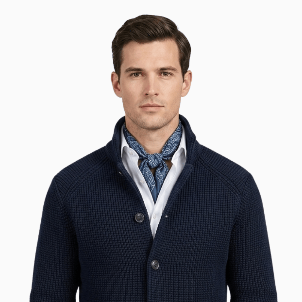 Kent Camden DYLAN Casual V-neck Wool Cardigan