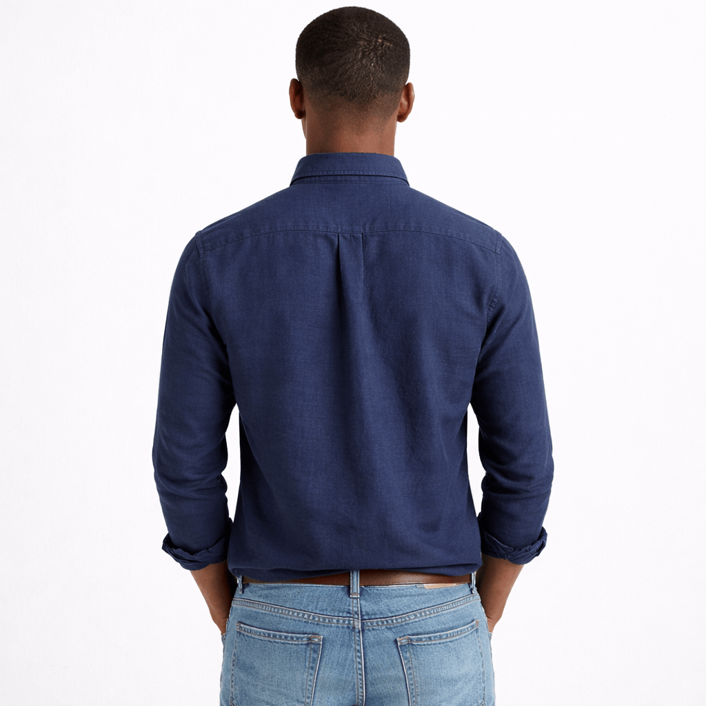 Kent Camden EDWARD Casual Button-down Shirt Cotton Solid Color