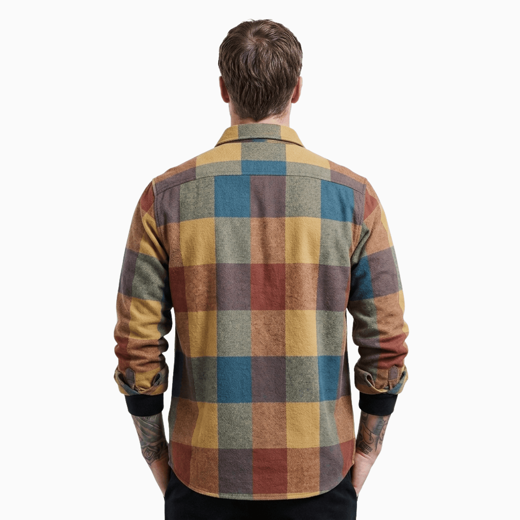 Kent Camden GRANT Classic Plaid Shirt Polyester