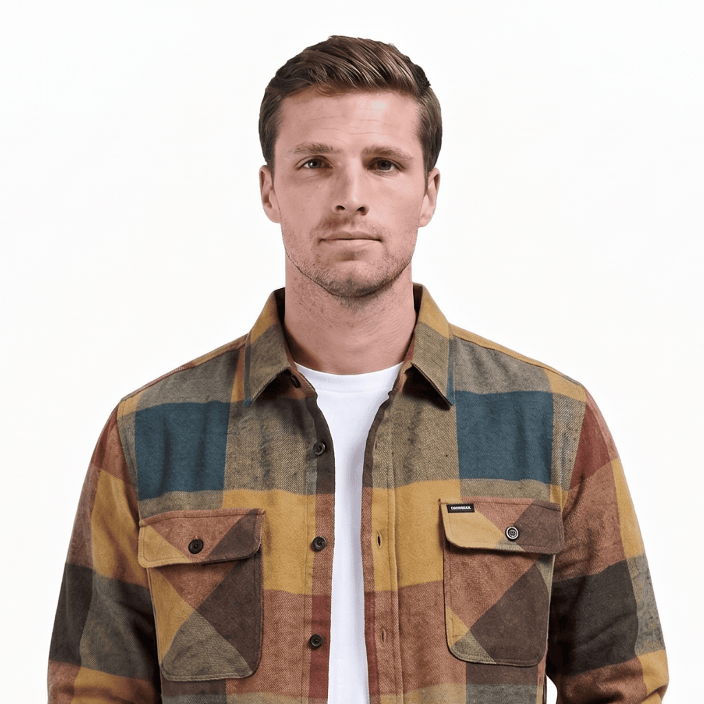 Kent Camden GRANT Classic Plaid Shirt Polyester