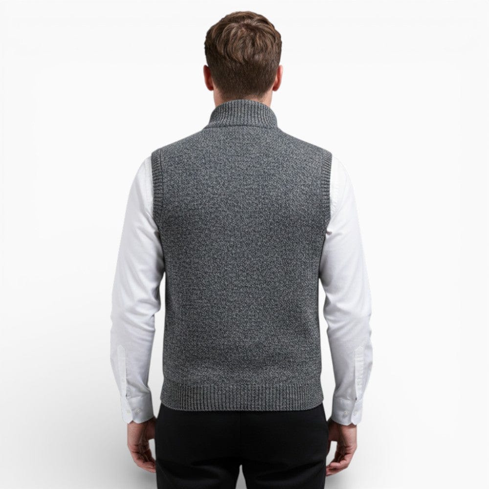 Kent Camden GRANT Zippered Sleeveless Knit Vest