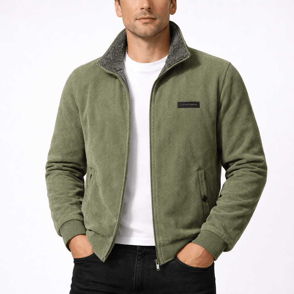 Kent Camden Green / M NATE Casual Corduroy Jacket