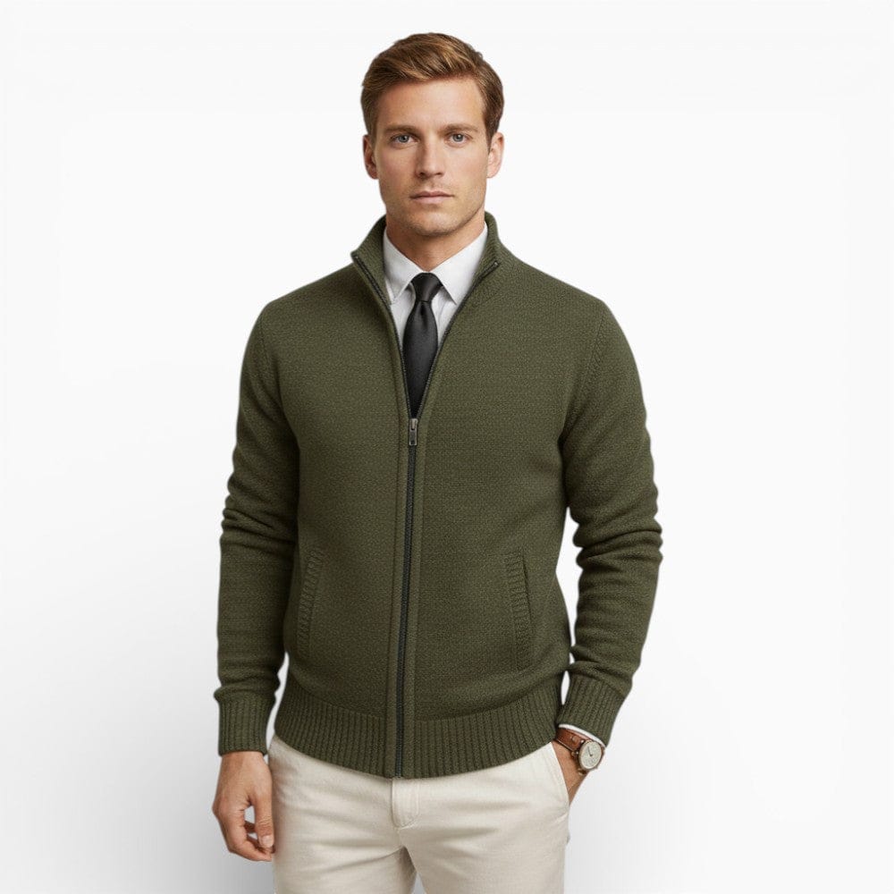 Kent Camden Green / M THEO Custom Wool Cardigan