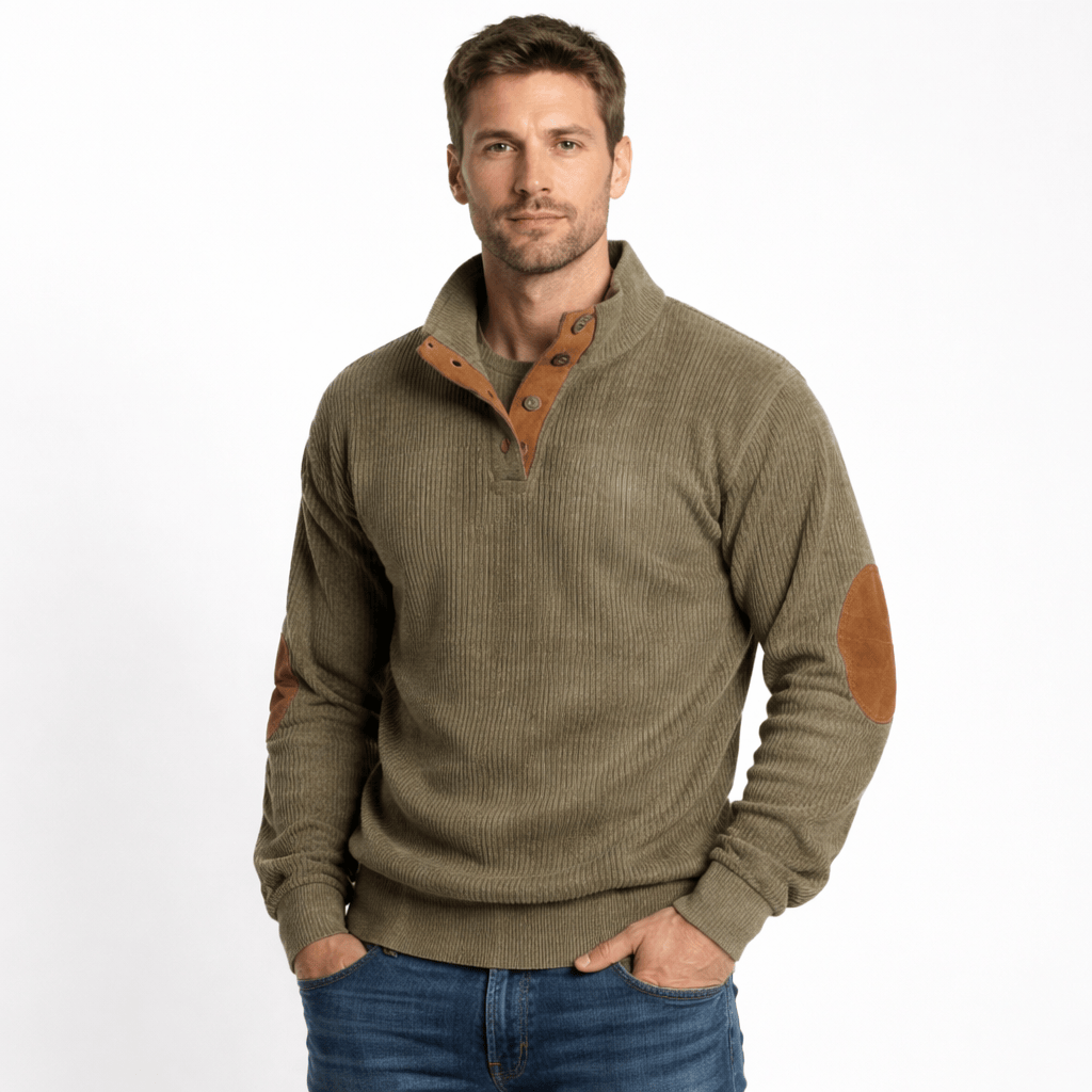 Kent Camden Green / S CHARLIE Casual Turtleneck Sweater