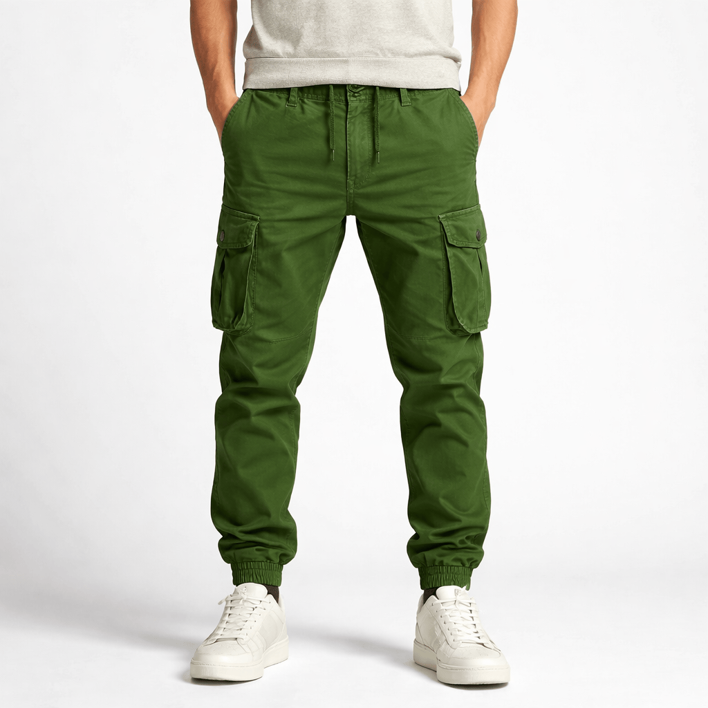 Kent Camden Green / S Peter Regular Fit Cotton Pants