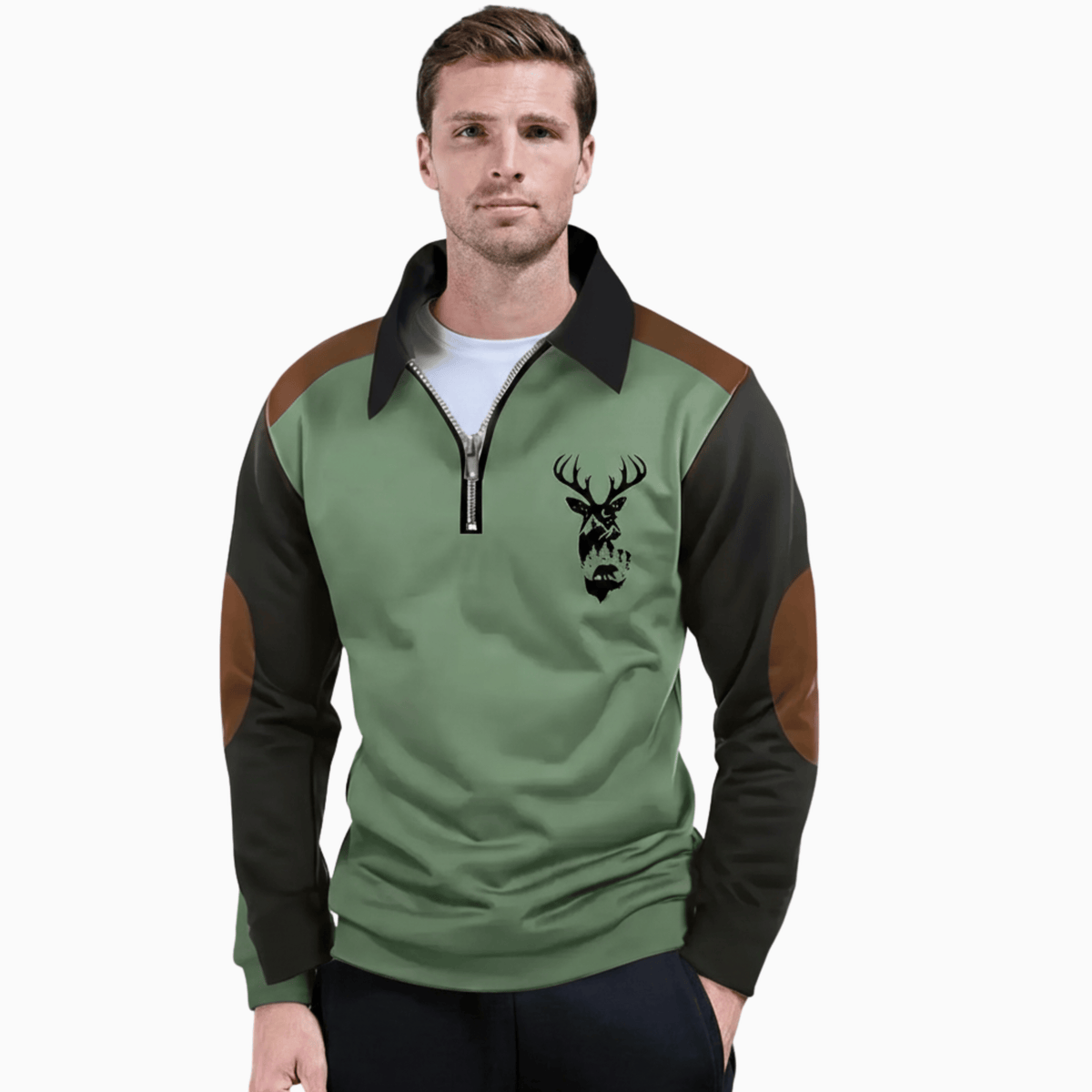 Kent Camden Green / S REX Regular Fit Quick Drying Polo Shirt