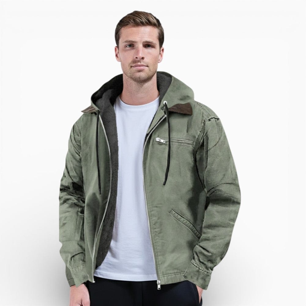 Kent Camden Green / S RYAN Oversized Cotton Polyester Jacket