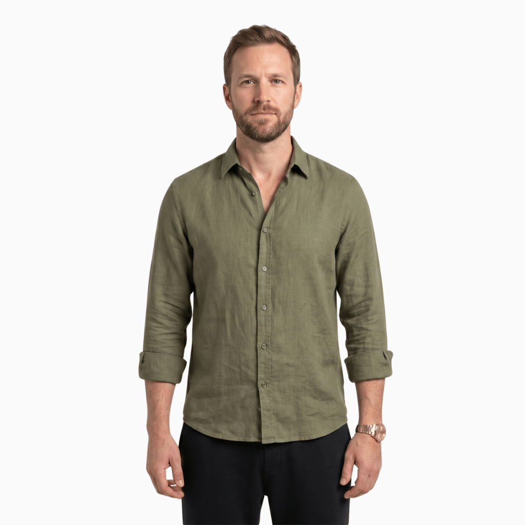 Kent Camden Green / S WILL Casual Polyester Pullover Shirt