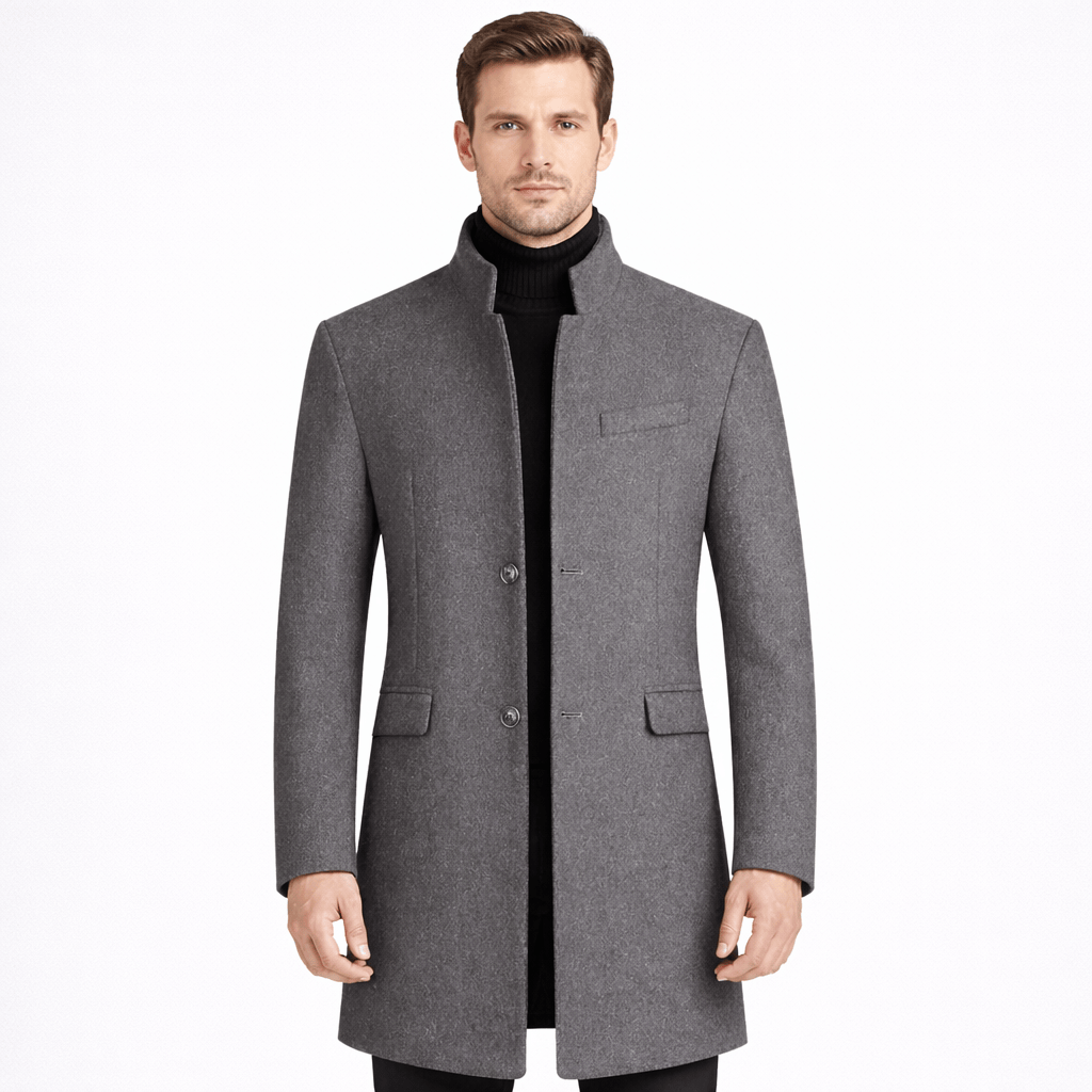 Kent Camden Grey / M KAI Smart Casual Wool Coat