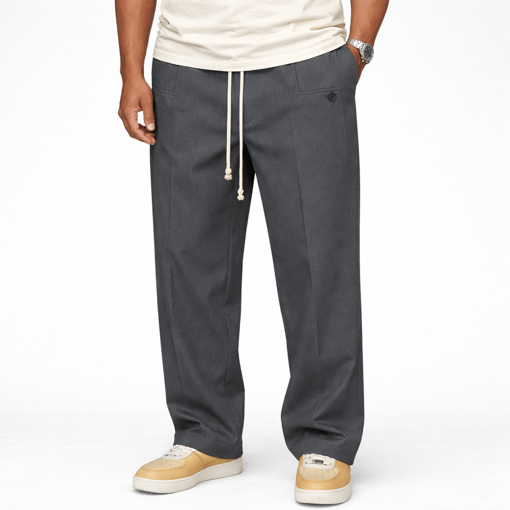 Kent Camden Grey / M LANCE Regular Fit Casual Pants