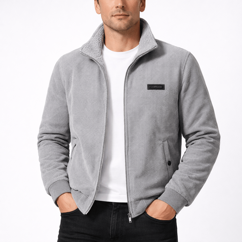 Kent Camden Grey / M NATE Casual Corduroy Jacket