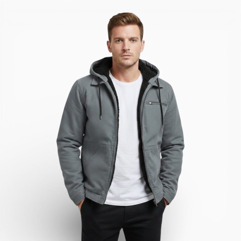Kent Camden Grey / S GUY Regular-Fit Zipper Jacket