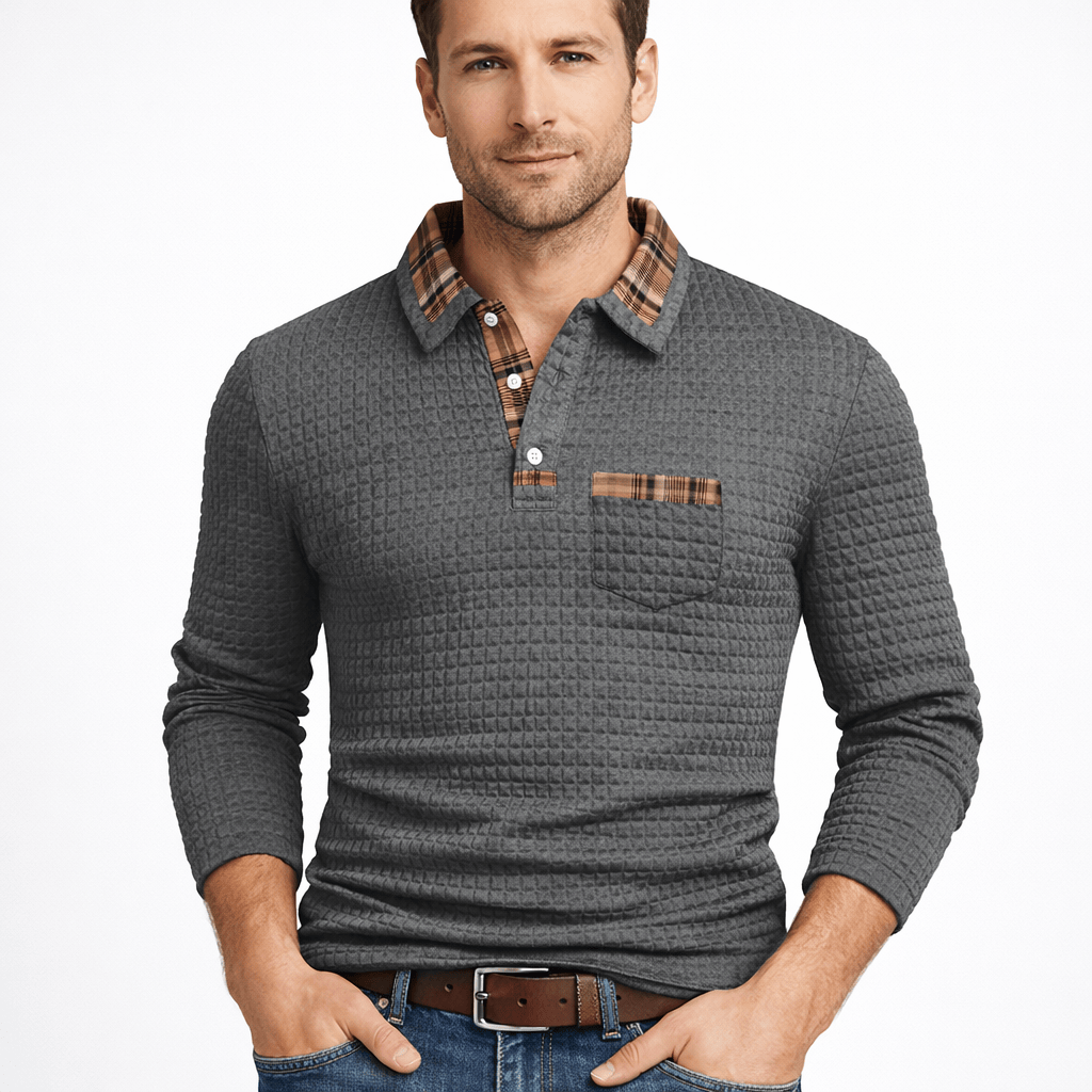 Kent Camden Grey / S HUNTER Men's Casual Button-Down Shirt