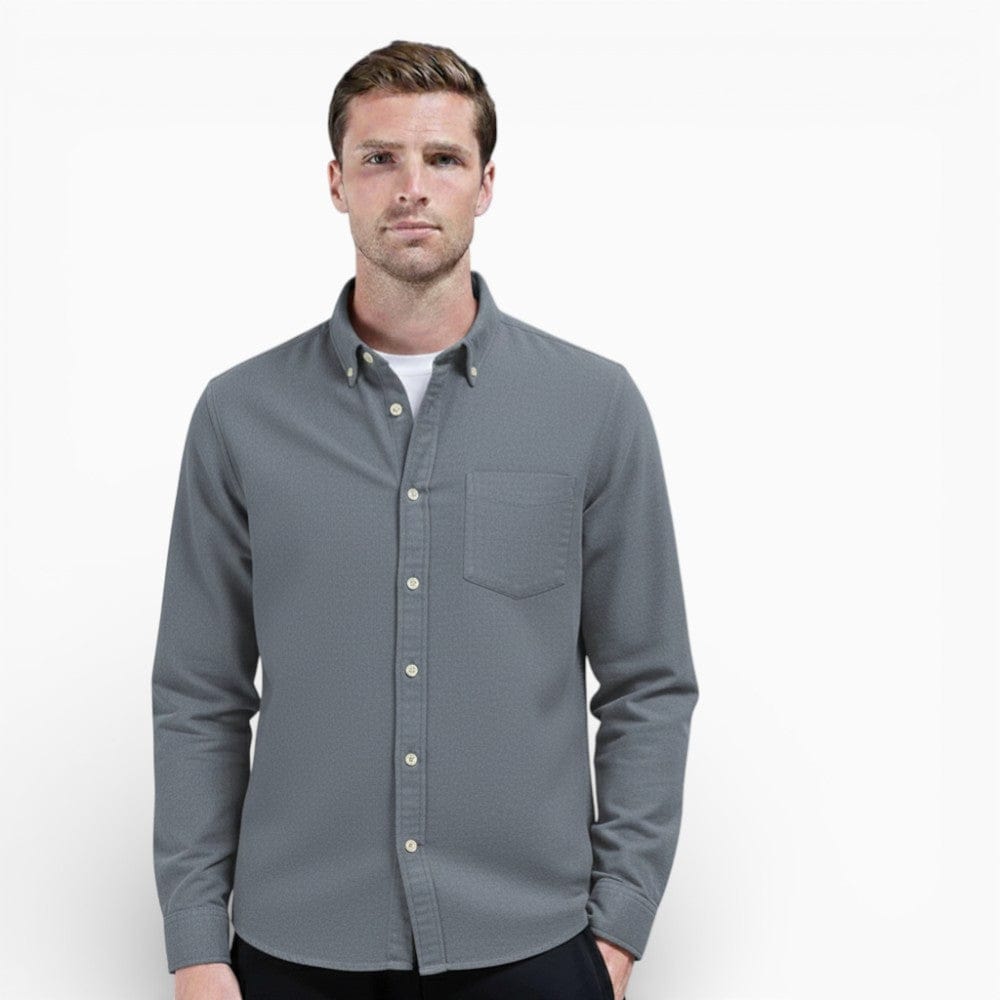 Kent Camden Grey / S MARC Casual Cotton Shirt