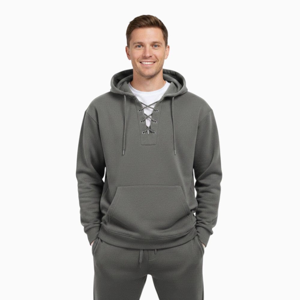 Kent Camden Grey / S MATT Casual Hooded Sweatshirt Polyester Fleece
