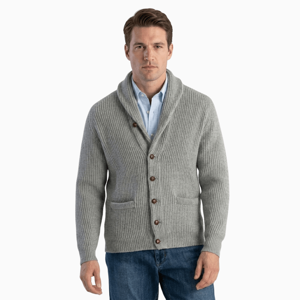 Kent Camden Grey / S NATE English Style Cotton Shirt