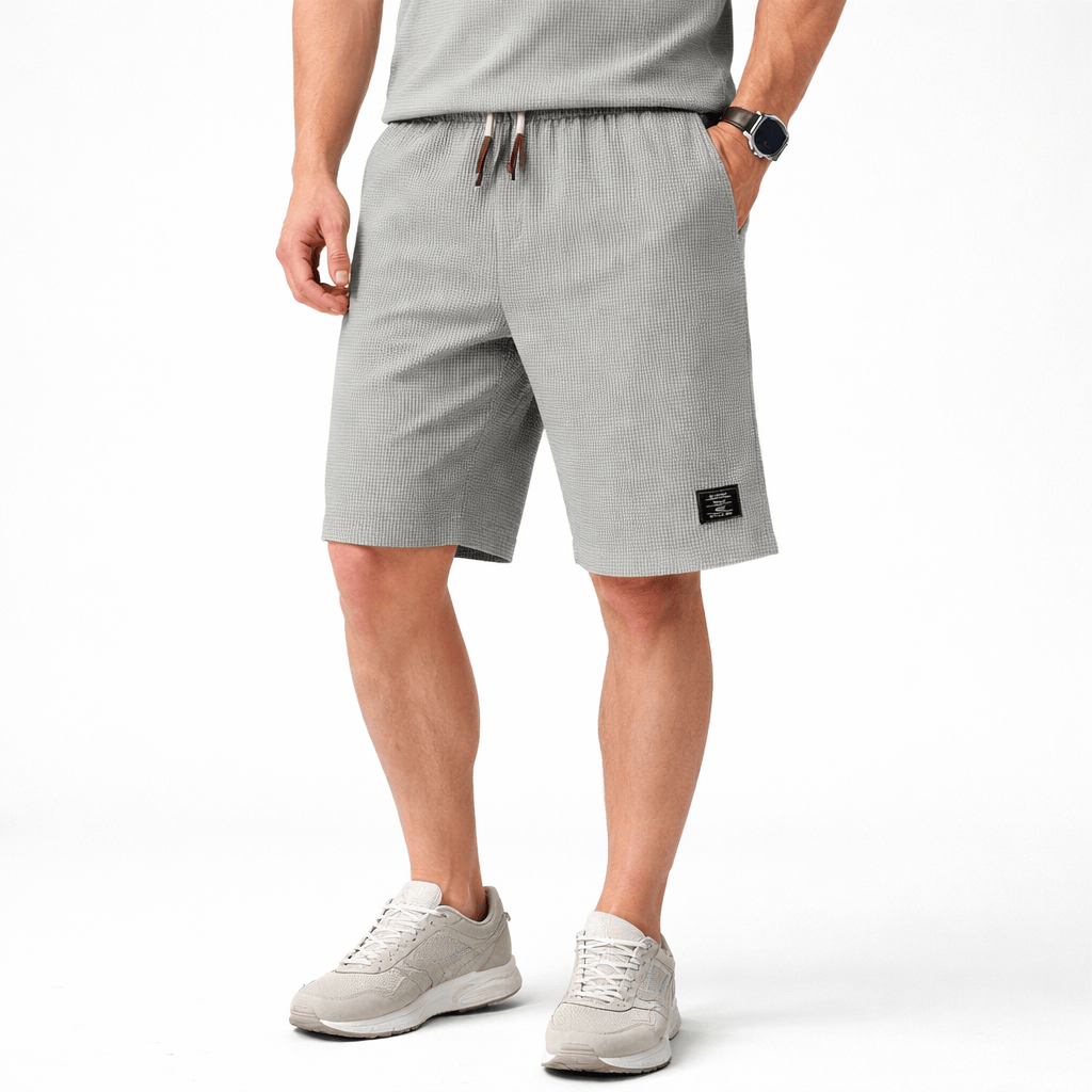 Kent Camden Grey / S RIO Casual Cotton Polyester Shorts