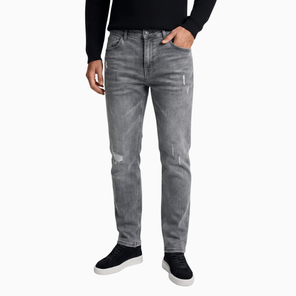 Kent Camden Grey / S ROBERT Loose Fit Cotton Jeans