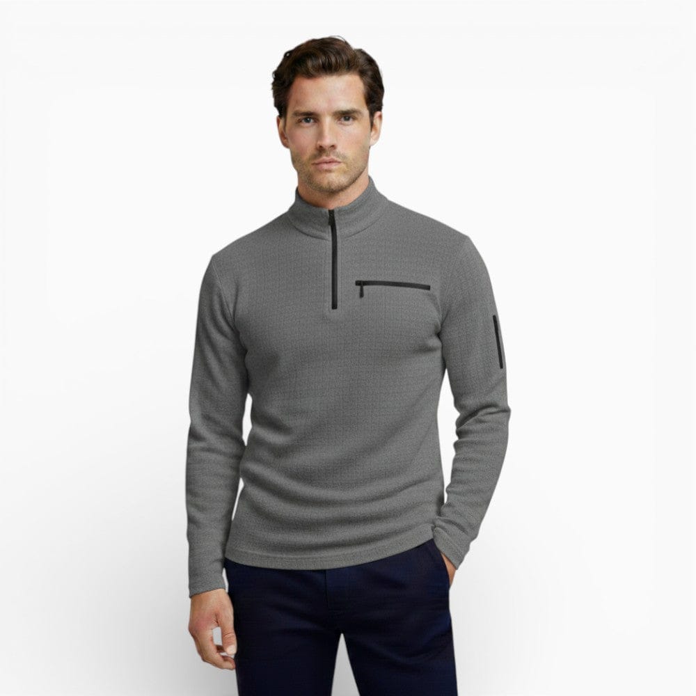 Kent Camden Grey / S WREN Breathable Cotton Polo