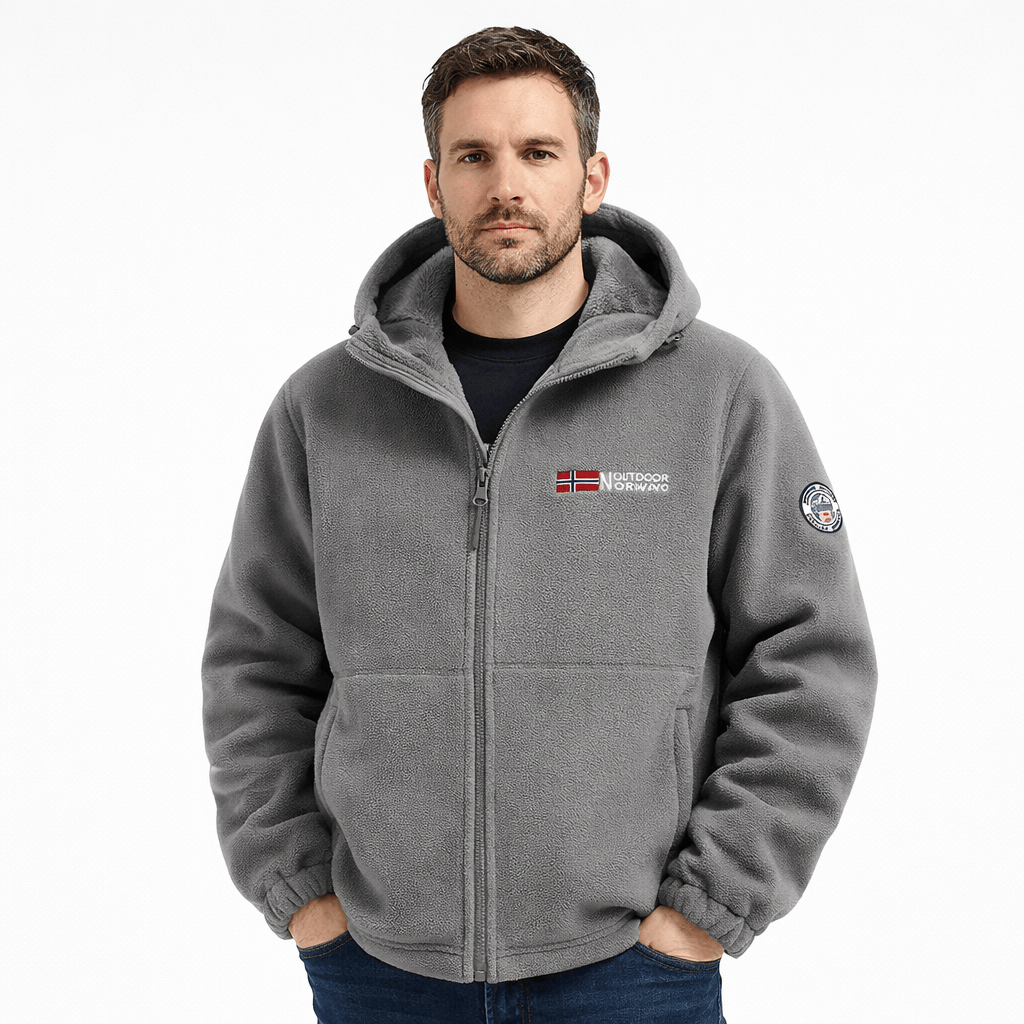Kent Camden Grey / XS BILL Casual Hoodie Zip Closure