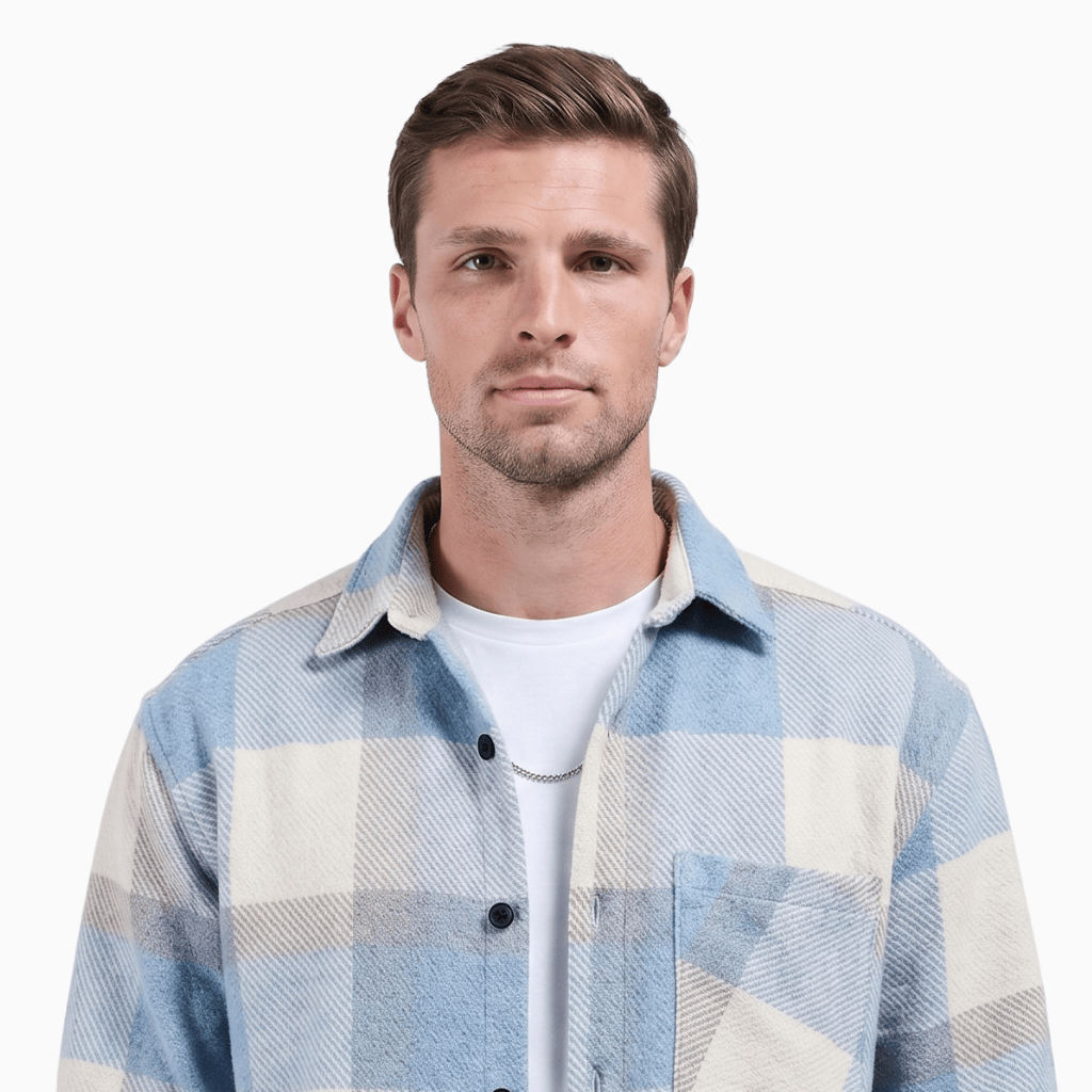 Kent Camden GRIFFIN Plaid Shirt Regular Fit Button Closure