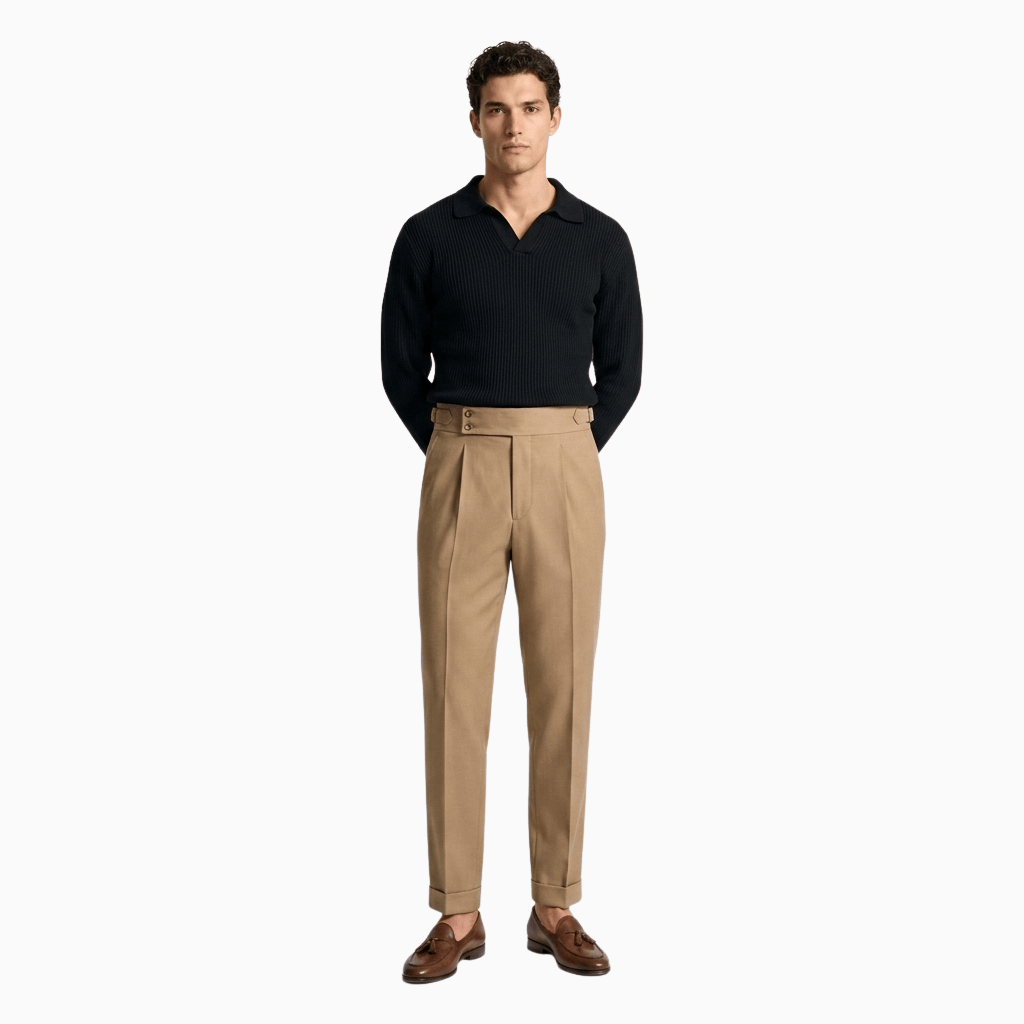 Kent Camden HUNTER Full-Length Polyester Trousers