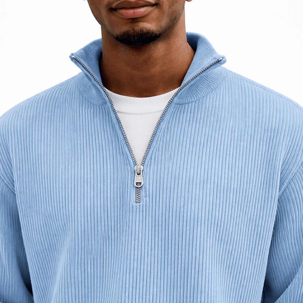 Kent Camden IAN Casual Striped Zip Sweatshirt