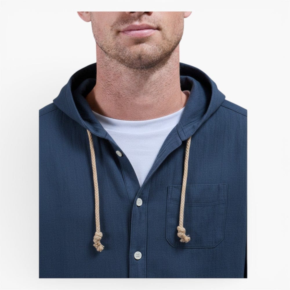 Kent Camden IAN Classic Hawaiian Shirt with Button Closure.