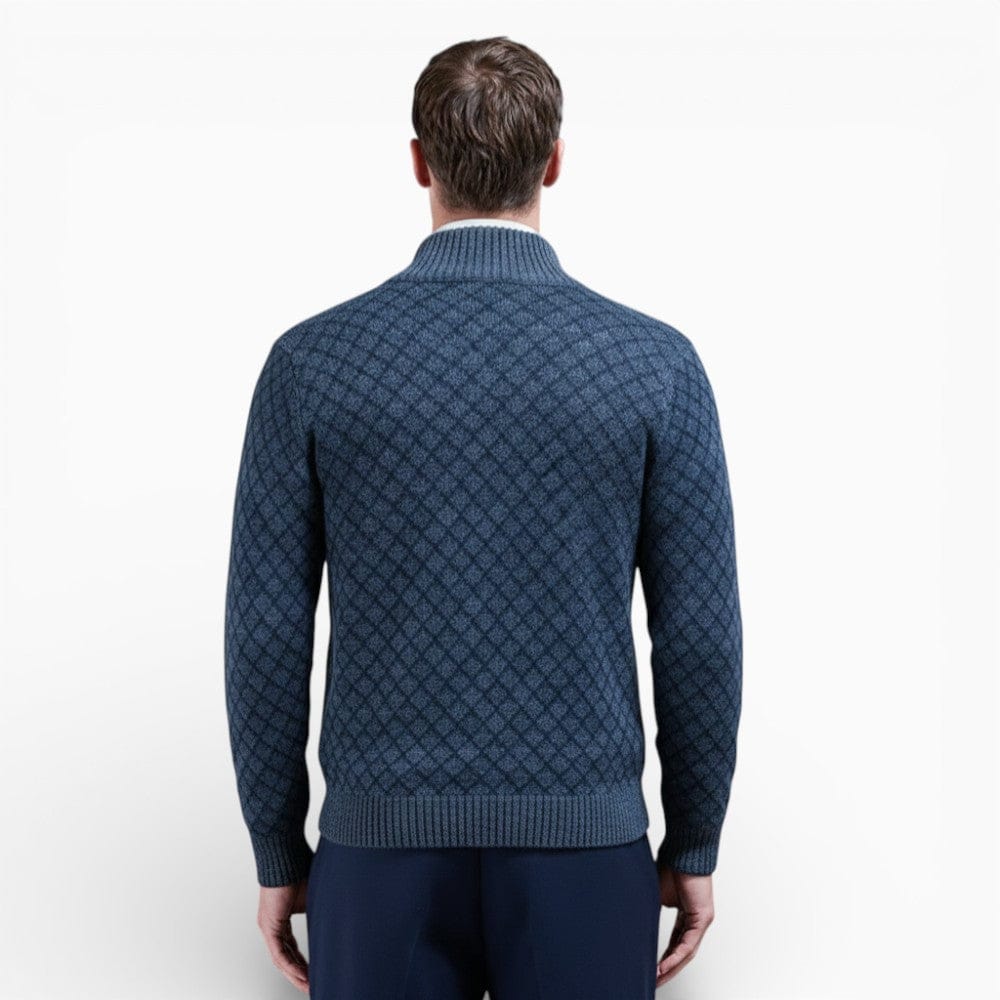 Kent Camden JACKSON Casual Zipper Jacket with Knitted Design