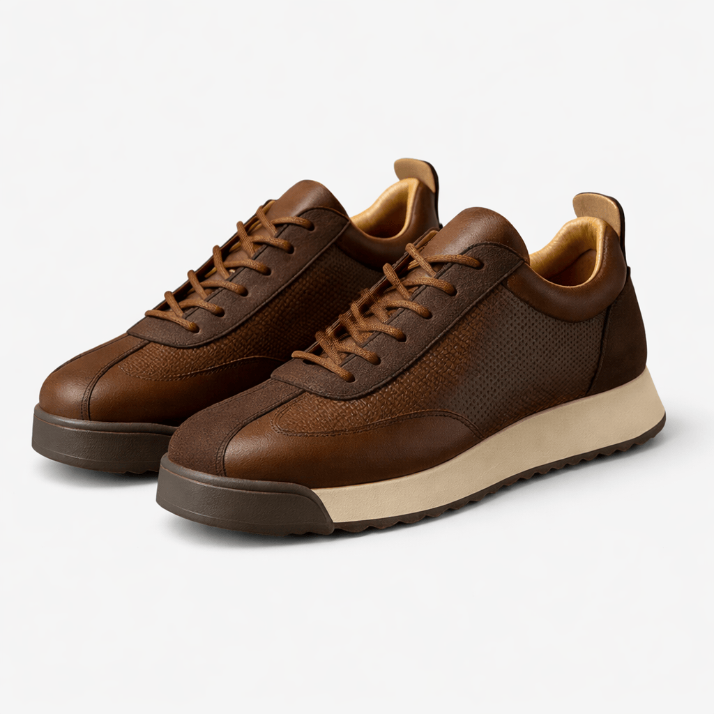 Kent Camden JAMES Casual Boat Shoes Leather Breathable Rubber Sole