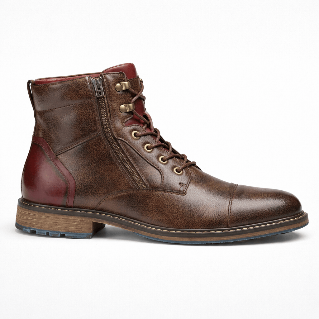 Kent Camden JOSHUA Retro Leather Combat Boots