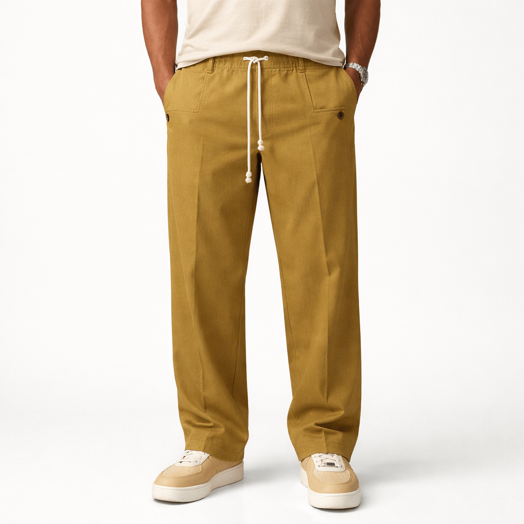 Kent Camden Khaki / M LANCE Regular Fit Casual Pants