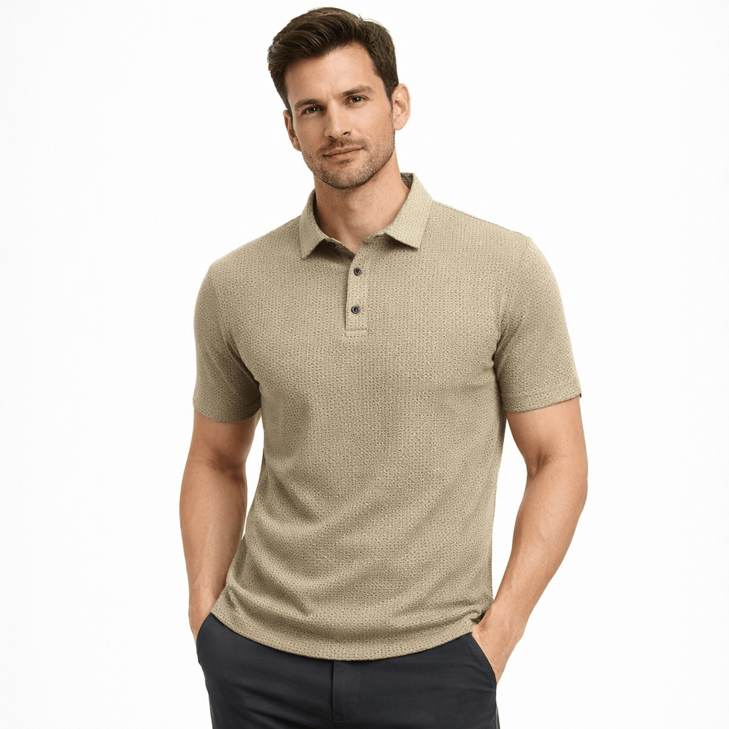 Kent Camden Khaki / S ALFIE Breathable Quick-Dry Polo T-shirt