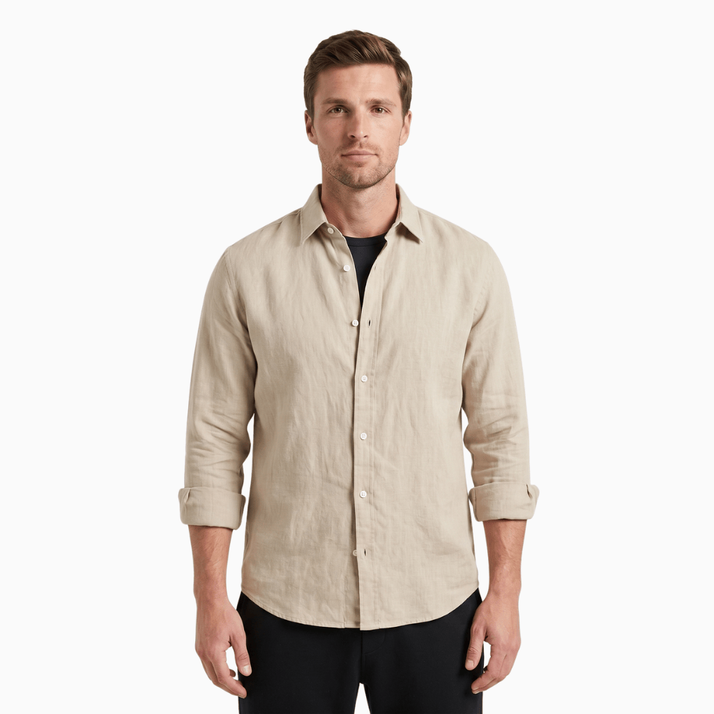 Kent Camden Khaki / S WILL Casual Polyester Pullover Shirt