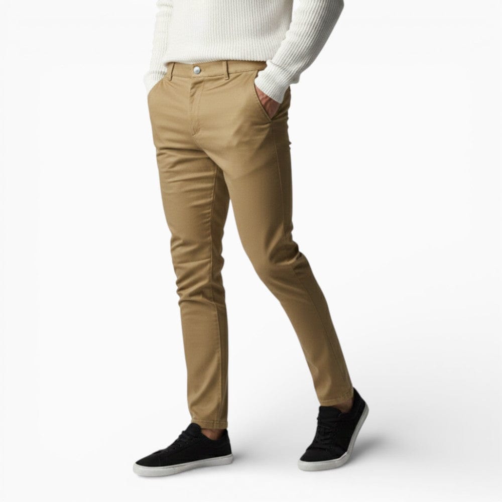 Kent Camden Khaki / XS DEAN Slim-Fit Casual Pants