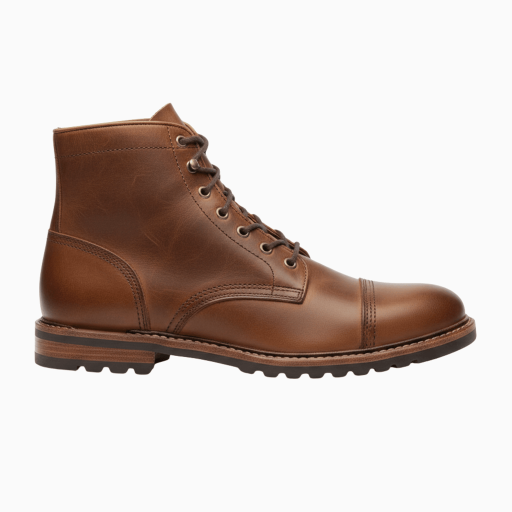 Kent Camden KIT Brown Chelsea Boots High Heel Round Toe