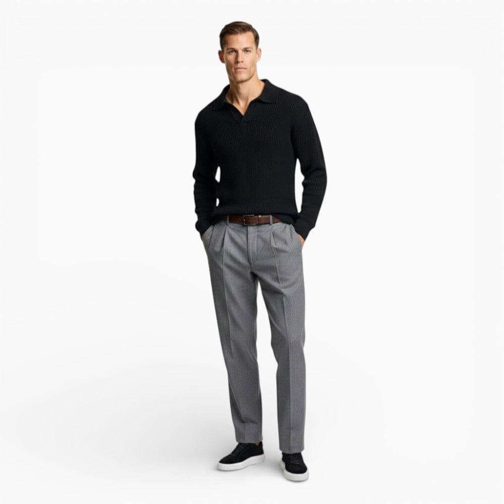 Kent Camden KNOX Regular Fit Pleated Trousers
