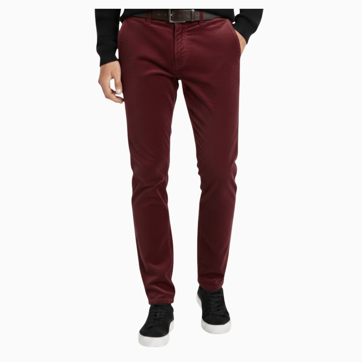 Kent Camden L / Black ALEXANDER Pleated Corduroy Harem Pants Regular Fit