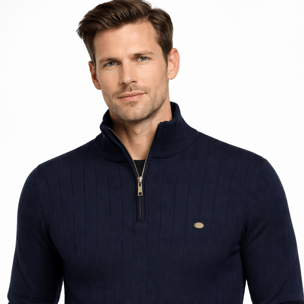 Kent Camden LEE Zipper Sweatshirt High Neck Cotton