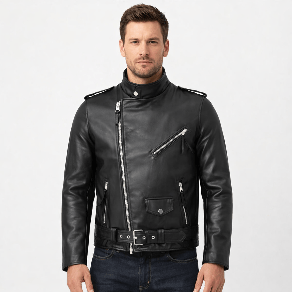 Kent Camden LIAM Punk Style Faux Leather Jacket