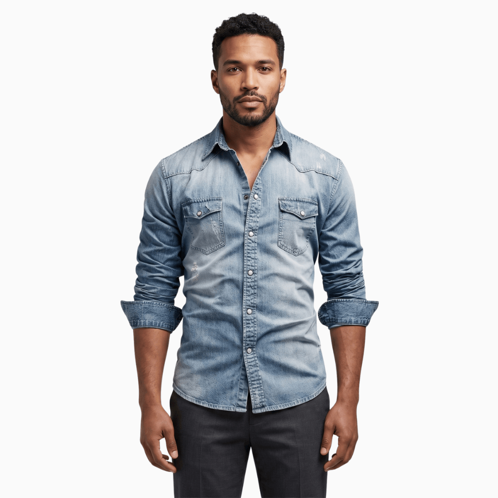 Kent Camden Light Blue / M NICK Casual Button-Down Shirt